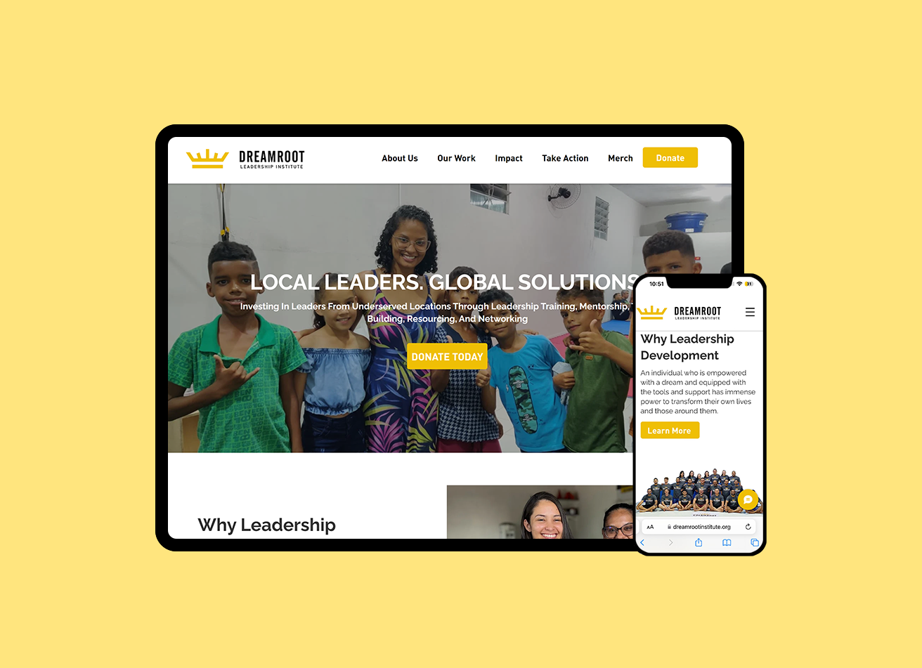 cover image for dreamroot leadership project